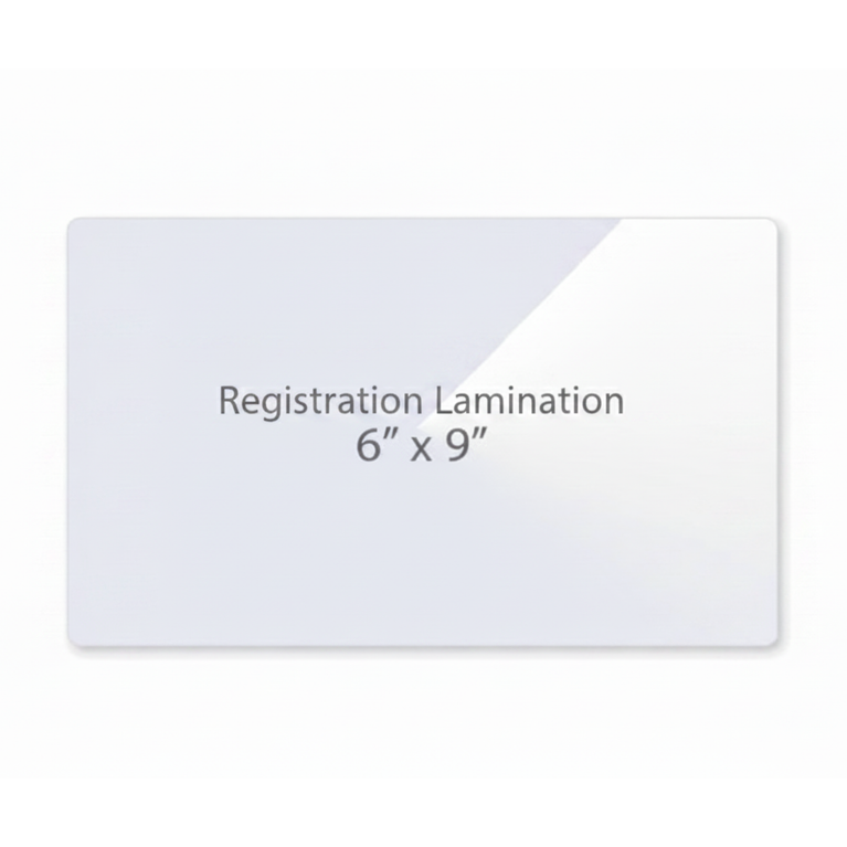 Registration Lamination Sheets (6" x 9") - Box of 100