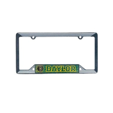 Baylor University Black Plastic License Plate Frame