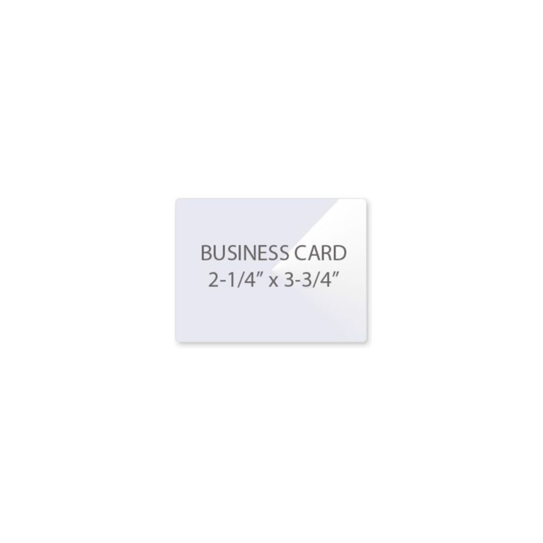 Business Card Lamination Pouch (2.25" x 3.75") - Box of 100