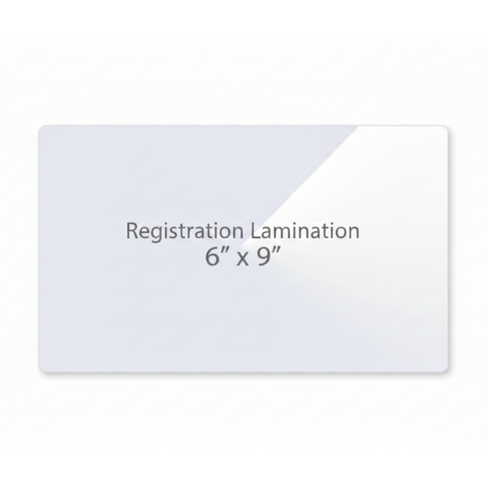 Registration Lamination Sheets (6" x 9") - Box of 100